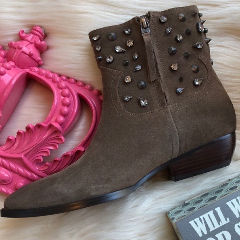 Sam Edelman Avril Embellished Bootie with studs - Picture 5 of 8